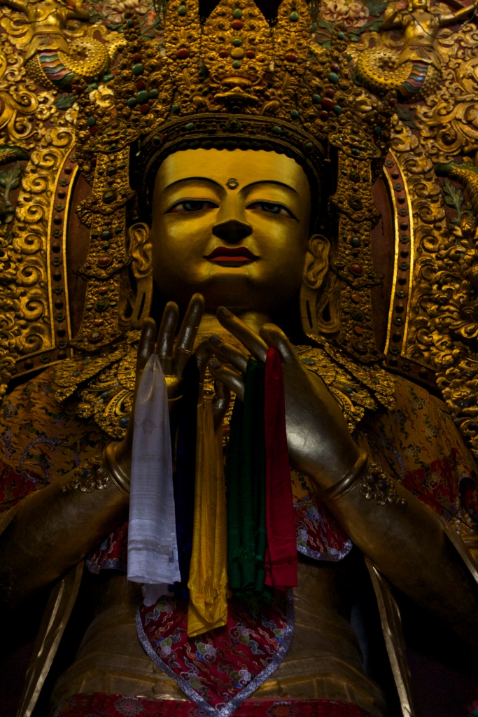 2014-05-12 Buddha Statue at The Swayambhunath Temple. Photo by Boo Recitas